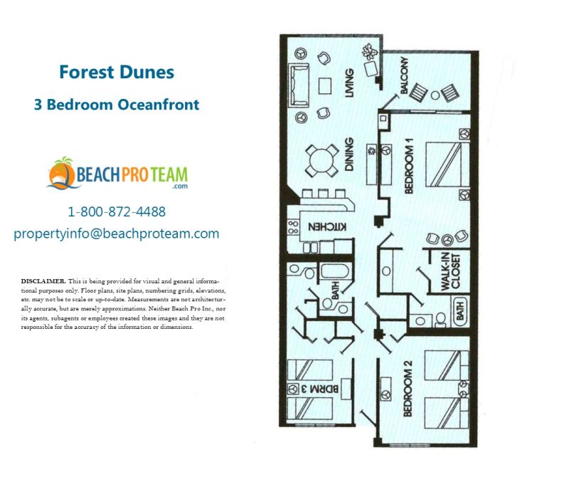 Forest Dunes 3 Bedroom Oceanfront